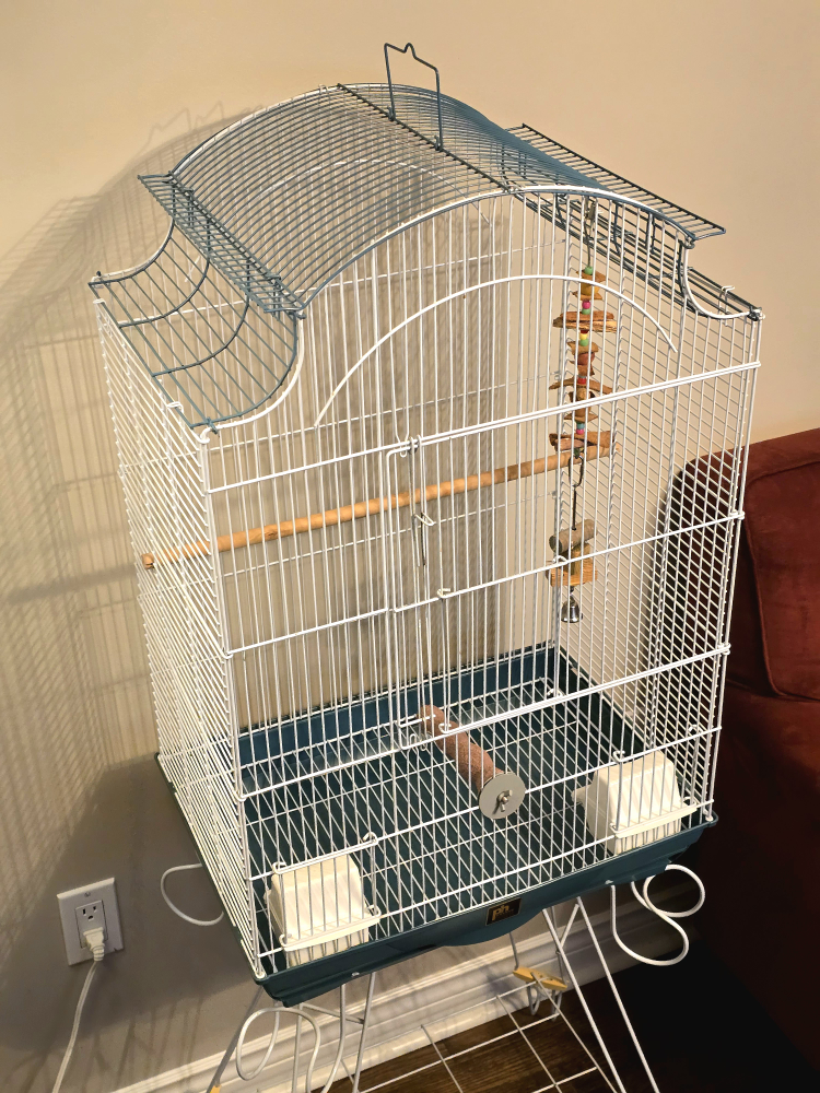 Prevue Medium Pagoda Roof BIRD CAGE w/ Stand, accessories 🥕 image indicator(6)