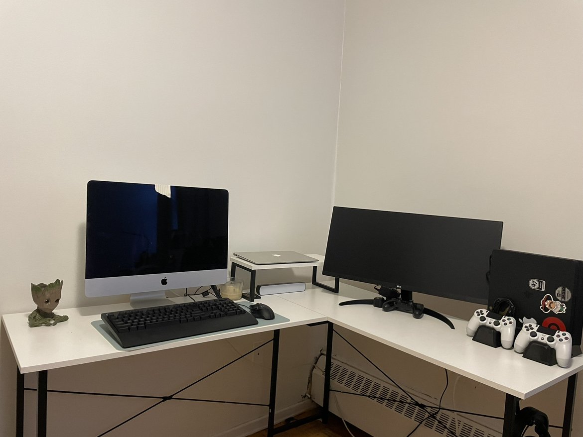 L shape desk image indicator(2)