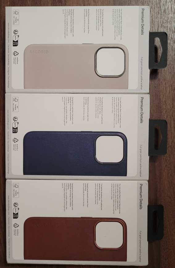 DECODED Leather Back Cover for iPhone 15 Pro (3 Colours) - photo 2