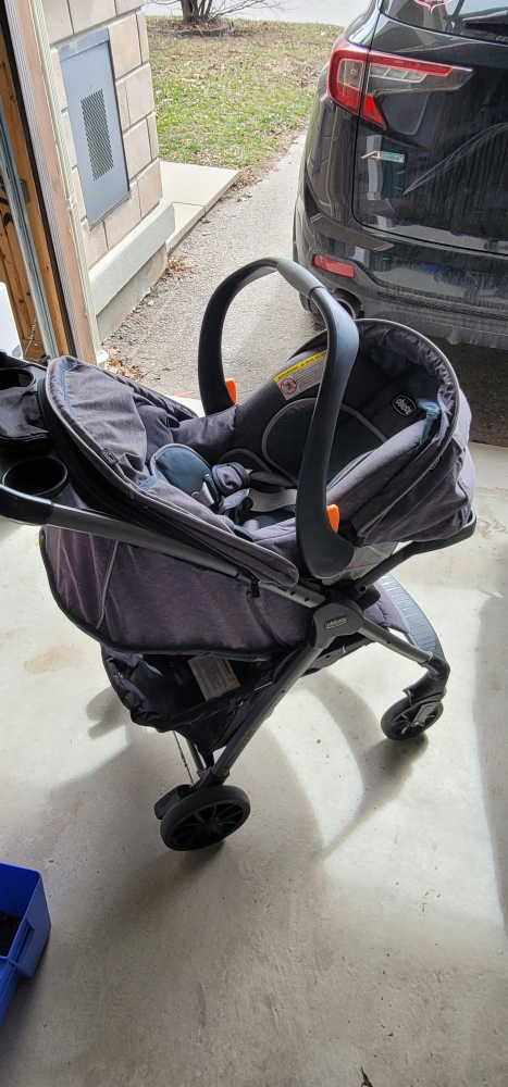 chicco stroller & baby seat