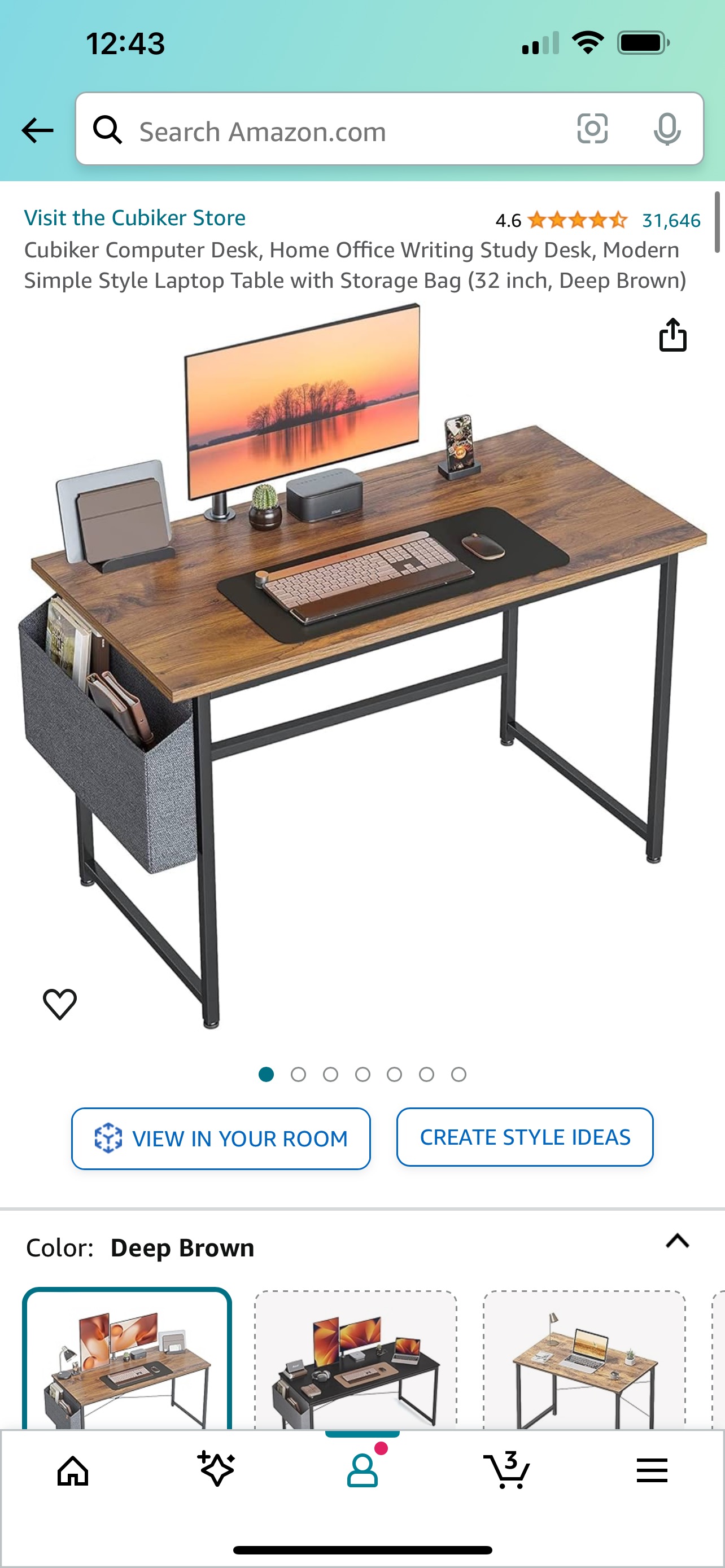 55 inch desk