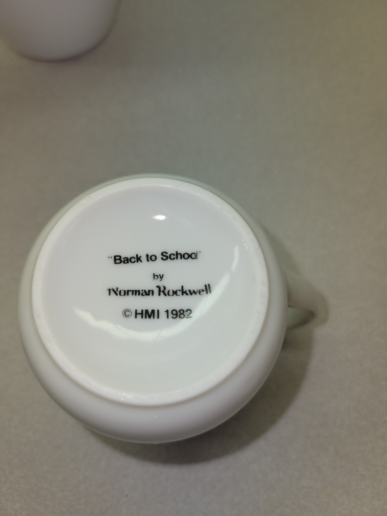 Two Vintage Norman Rockwell Mugs image indicator(3)