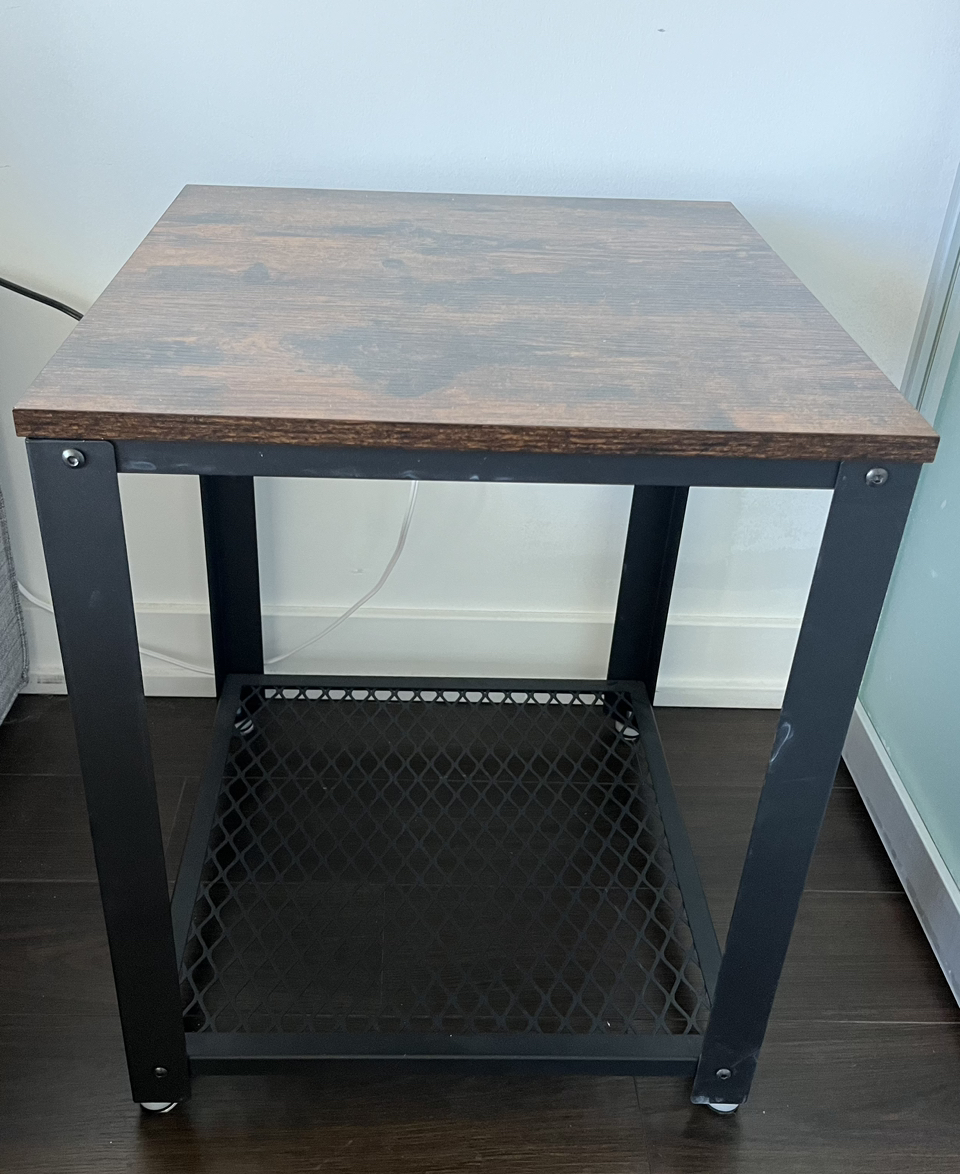 Coffee table with wood top - photo 3