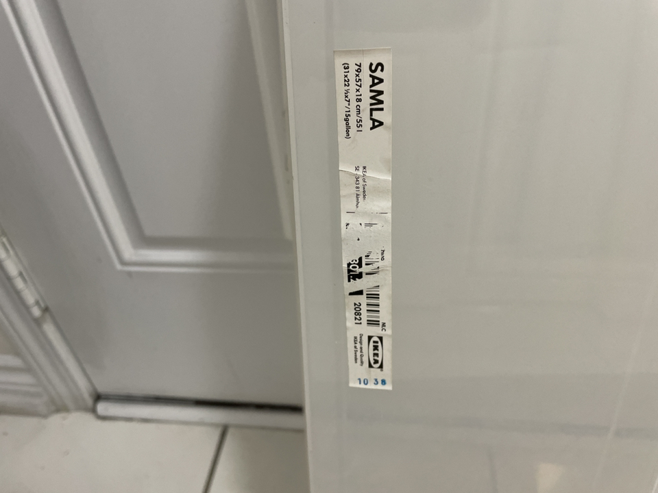 IKEA Plastic storage or organizer like new - photo 3