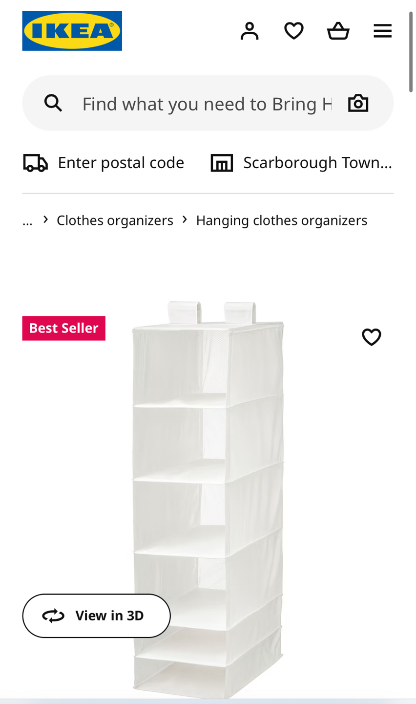 Ikea Skubb - Never Used