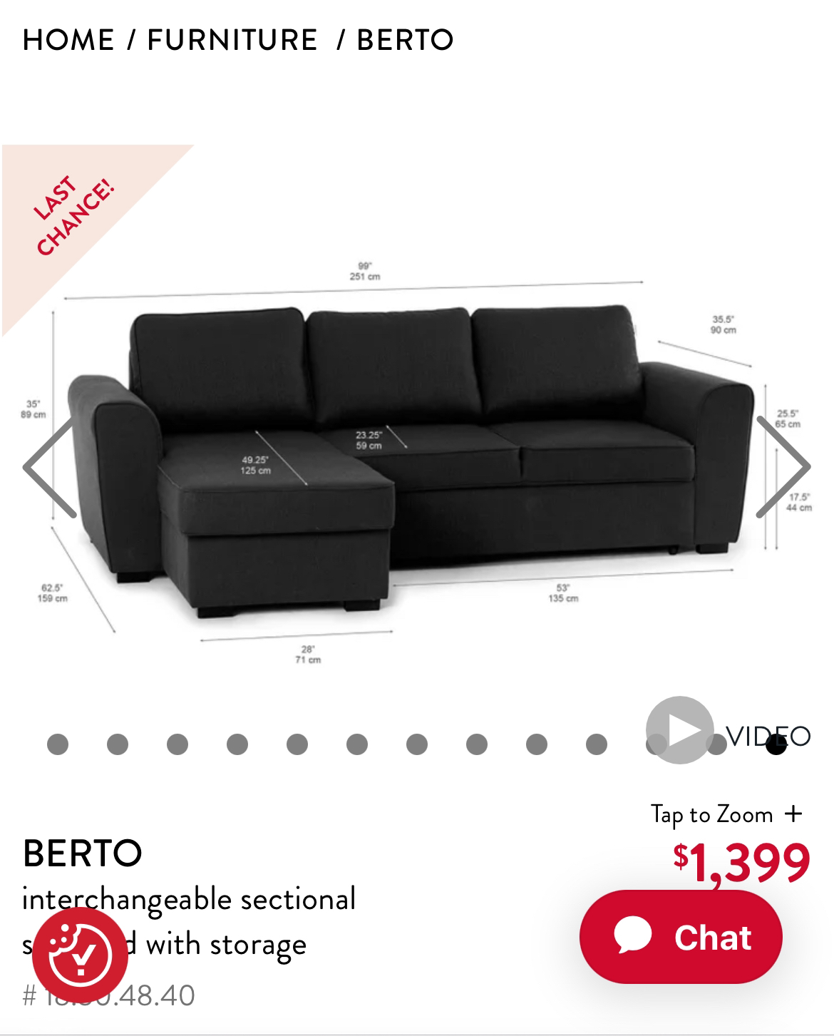 Sofa-bed interchangeable section with storage - photo 4