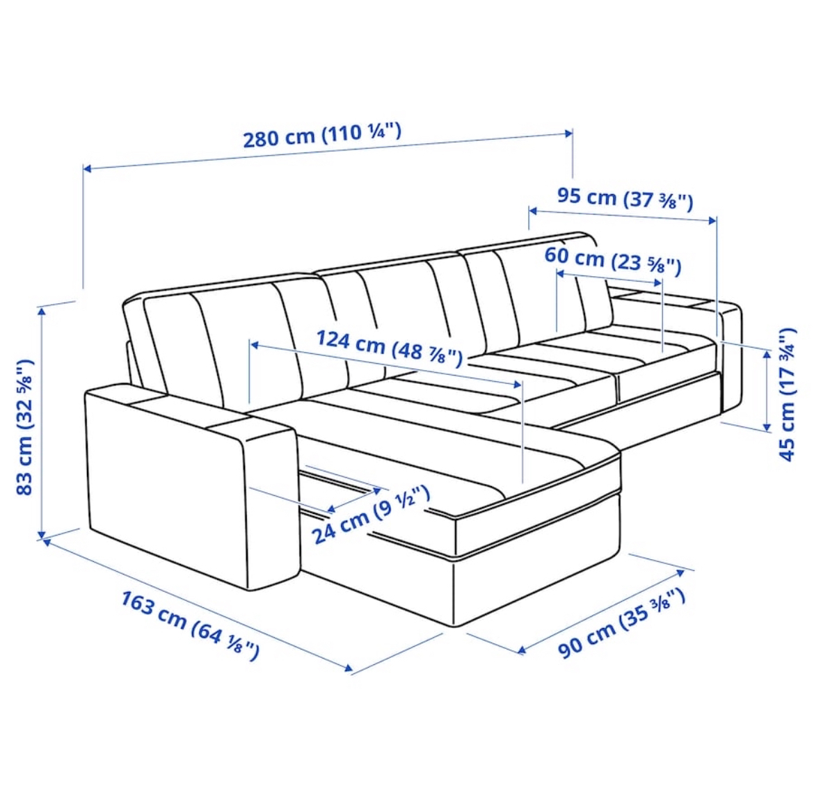 IKEA Love Seat Sofa With Chase - photo 4