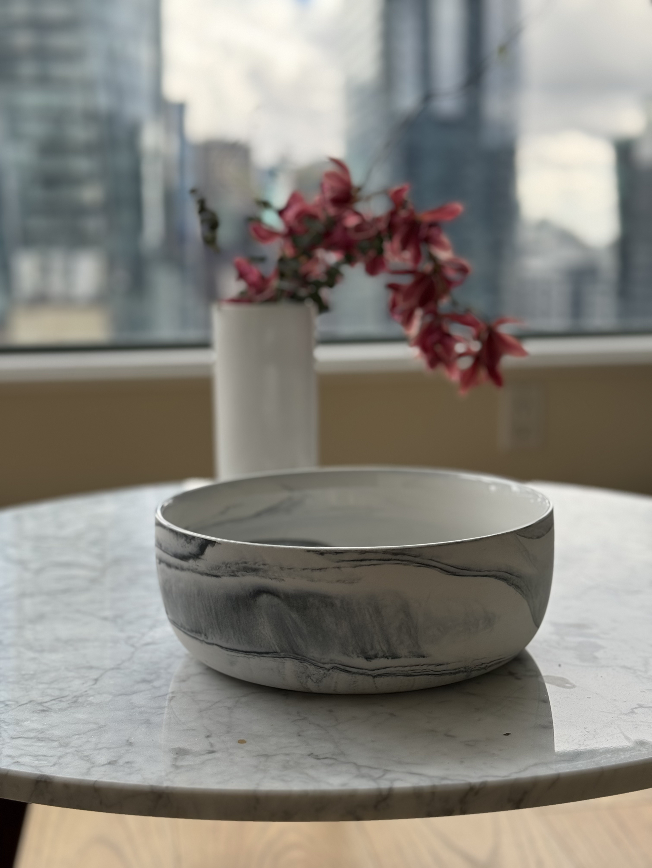 Salad Bowl & Plate & 6 mugs set