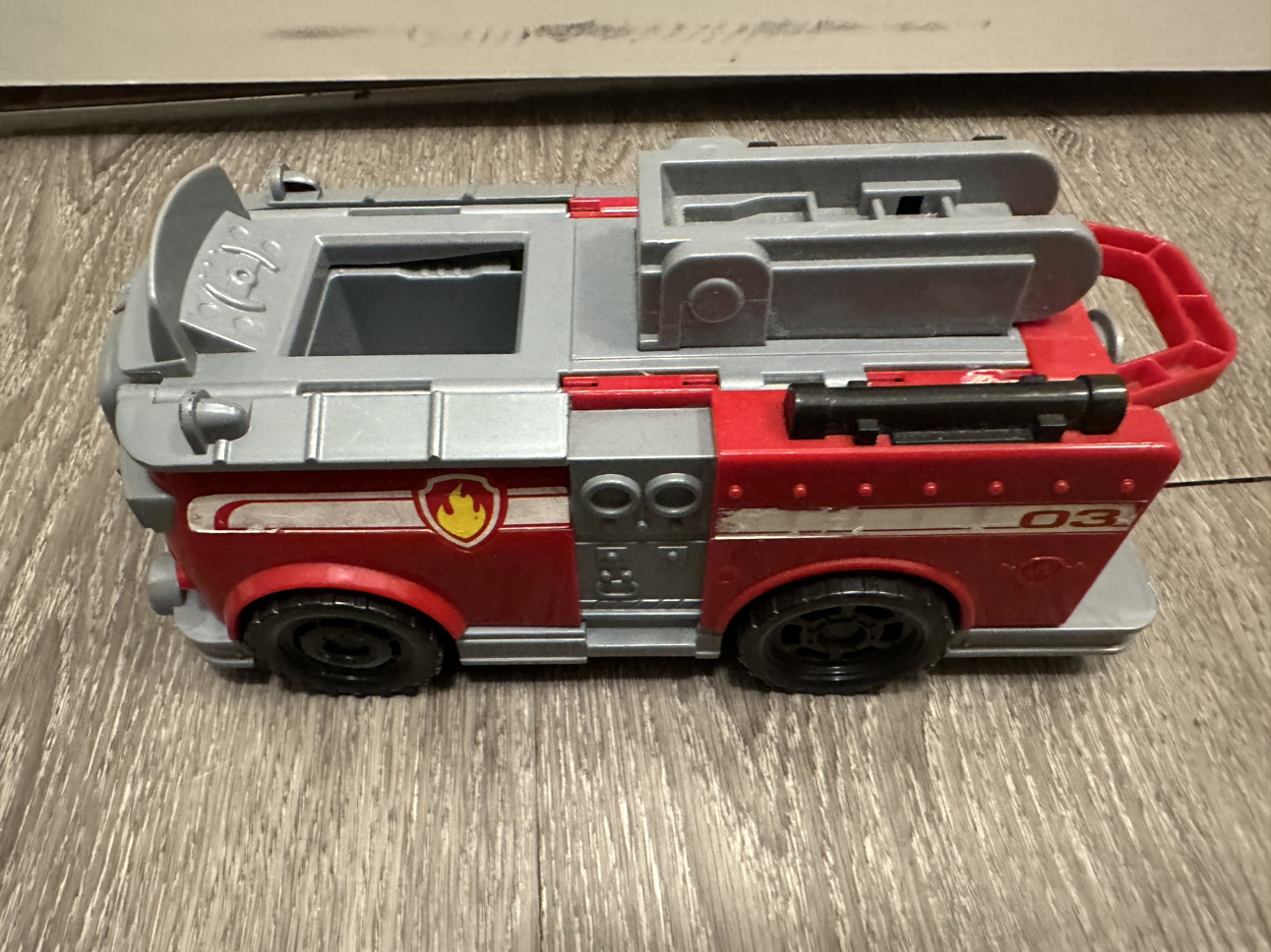 Paw patrol fire truck