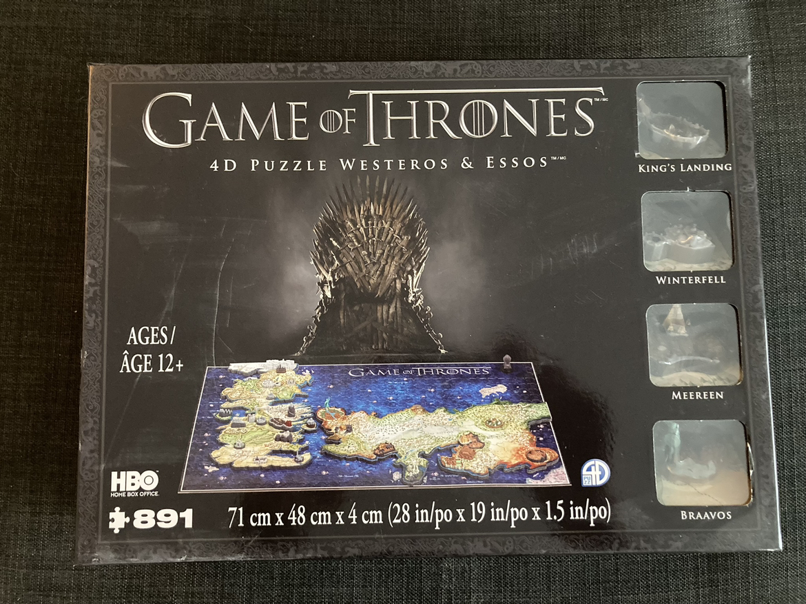 Game of Thrones 4D puzzle