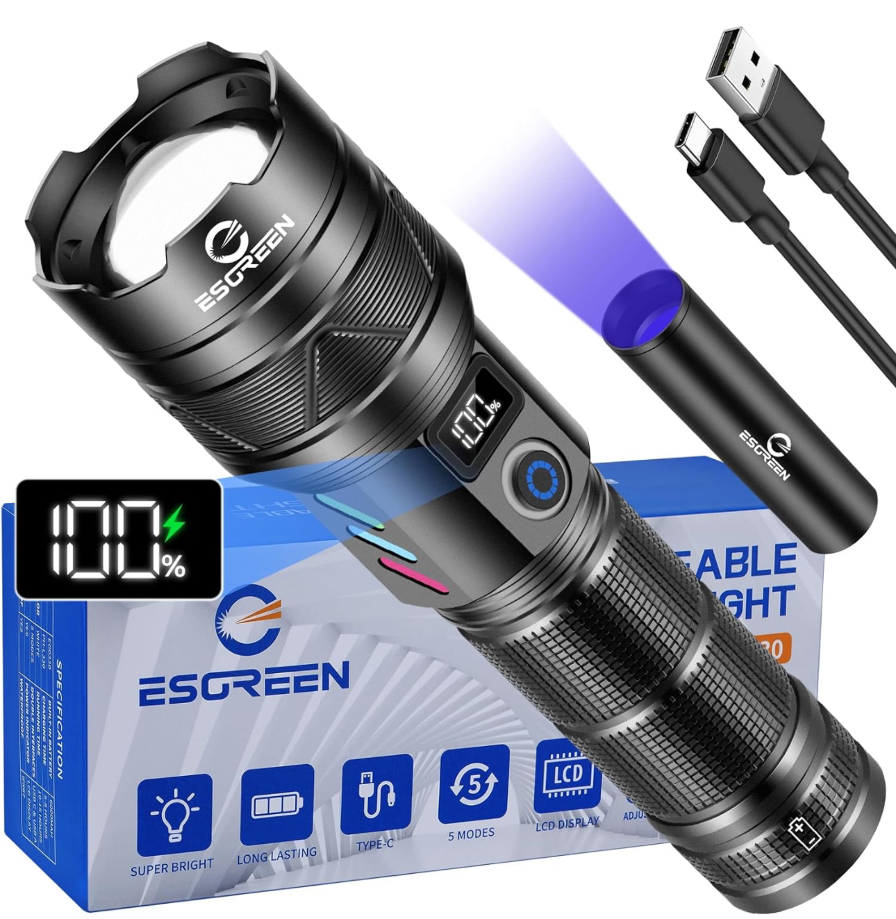 Flashlights High Lumens Rechargeable thumbnail