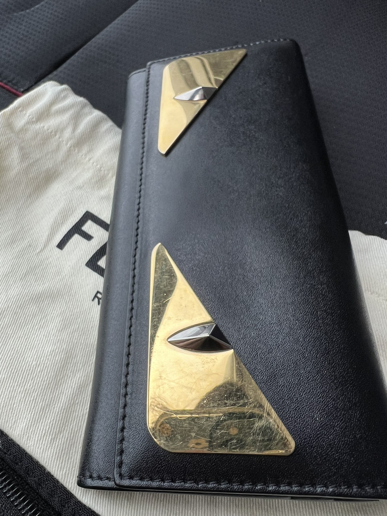 Fendi long wallet - crayon - monster bugs eyes long wallet image indicator(9)