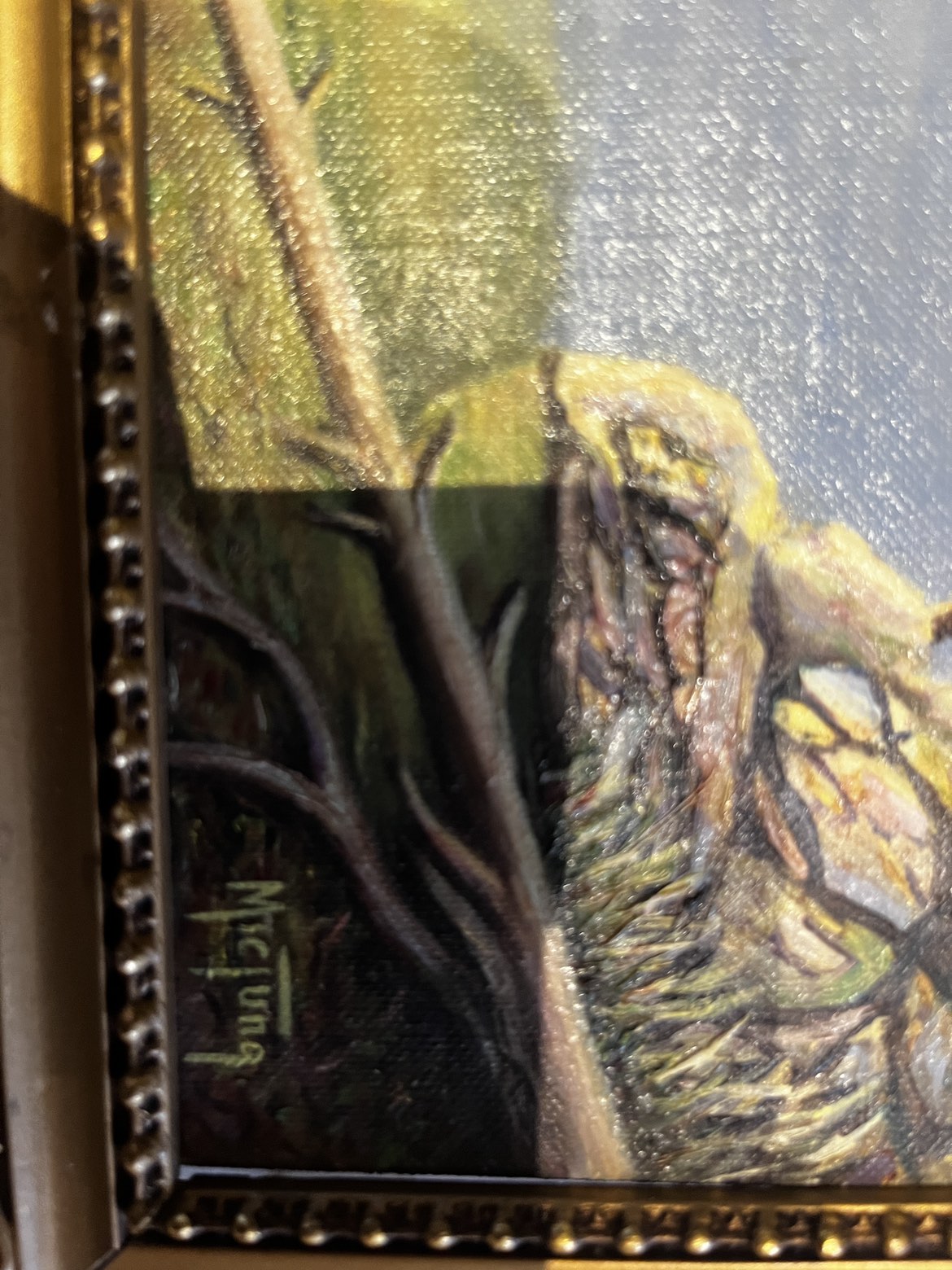 Nature oil painting - photo 2