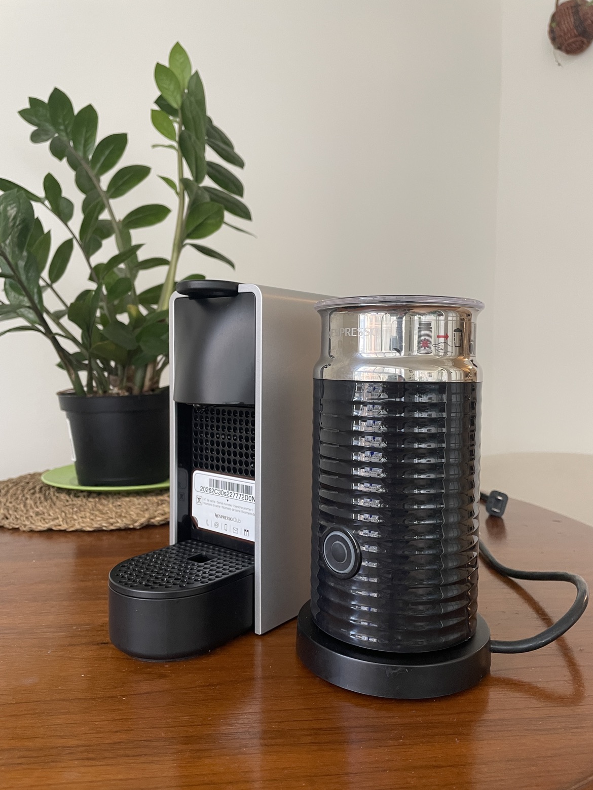 Nespresso machine with frother thumbnail