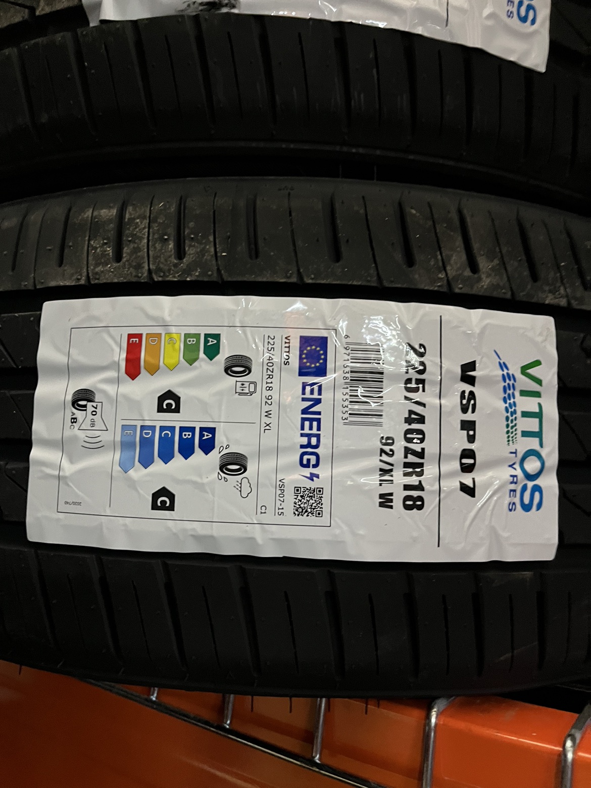 BRAND NEW VITTOS ALL SEASON TIRES!! 225/40/18 image indicator(2)
