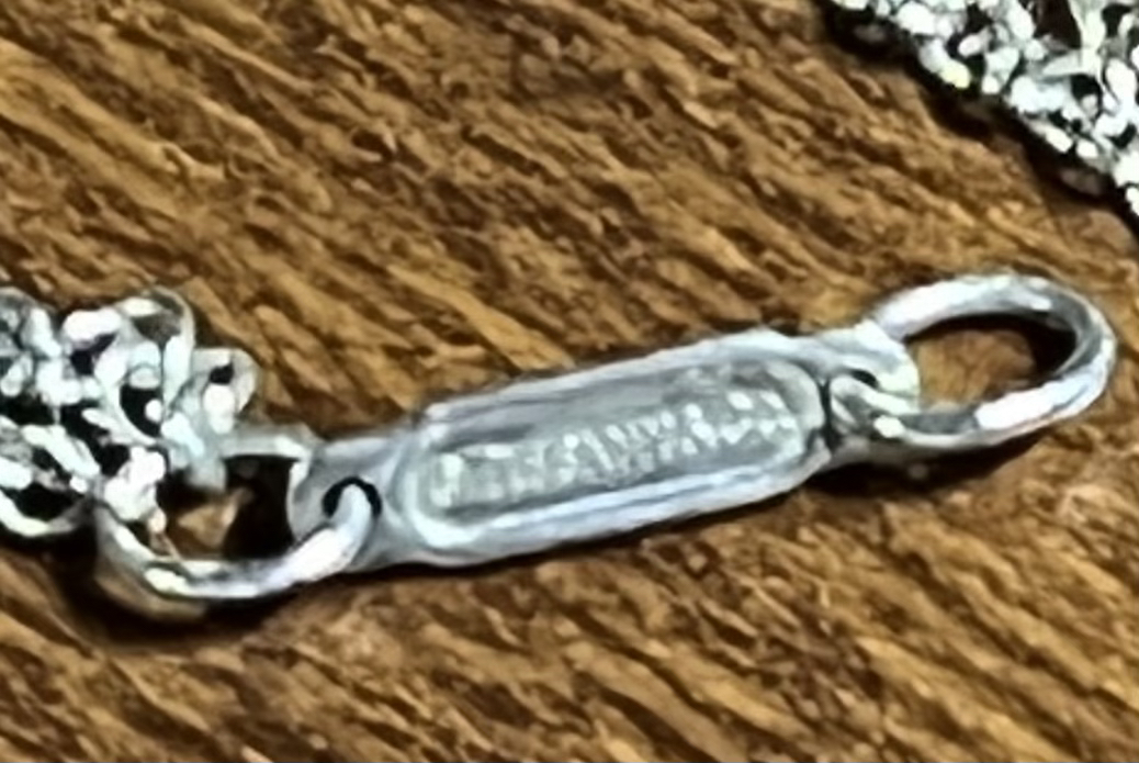 EUC - Tiffany Infinity Collection Stirling Silver necklace - photo 4