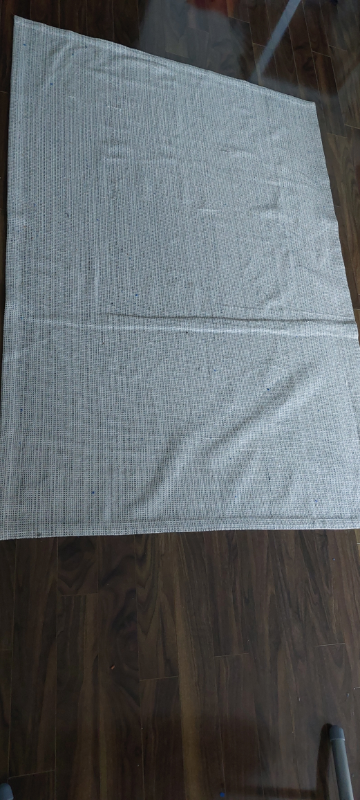 white rug