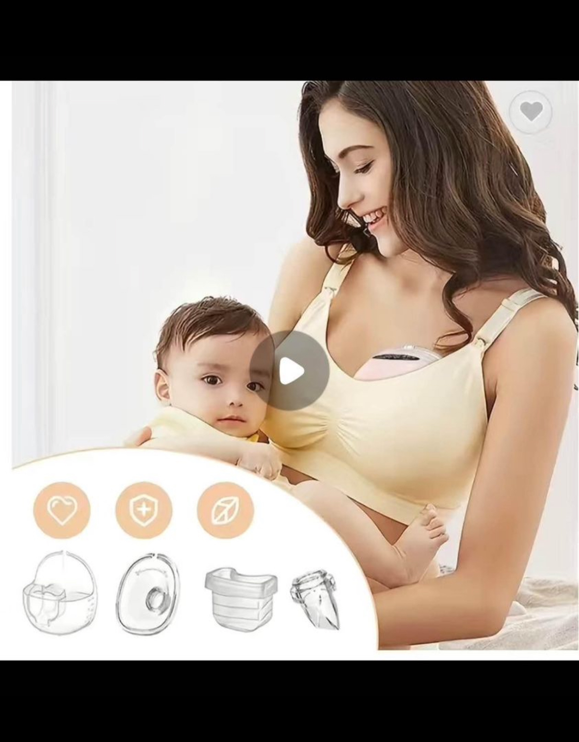 Brand new in box S21 rechargeable handsfree breast pump for sale - photo 2