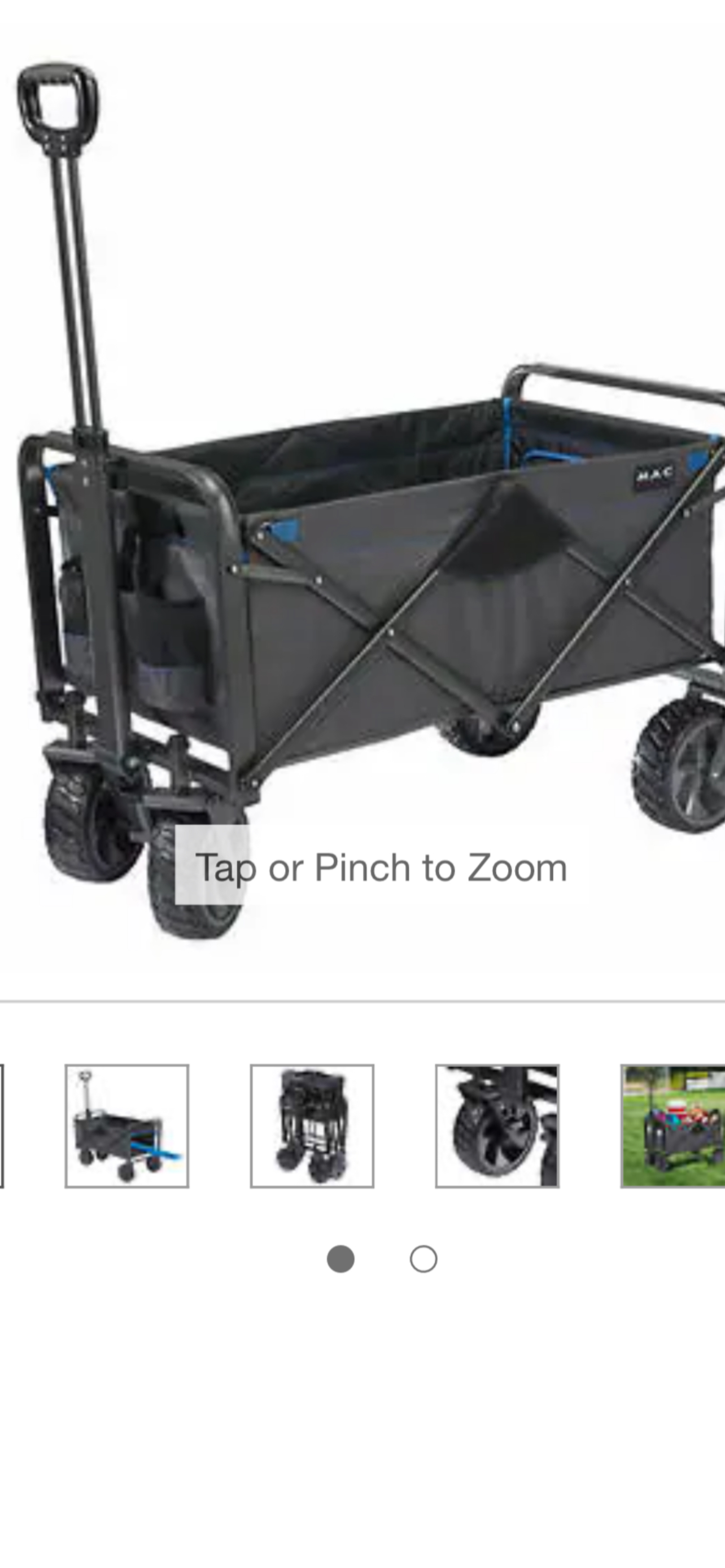 Sport folding wagon