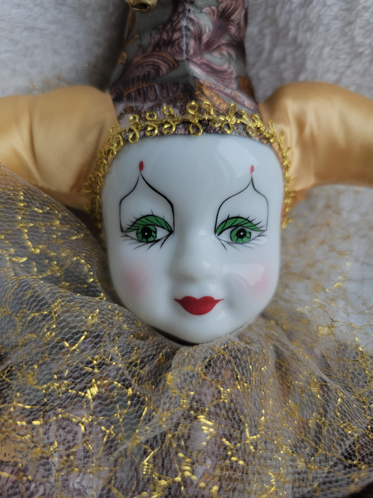 Vintage Porcelain Clown Doll image indicator(2)