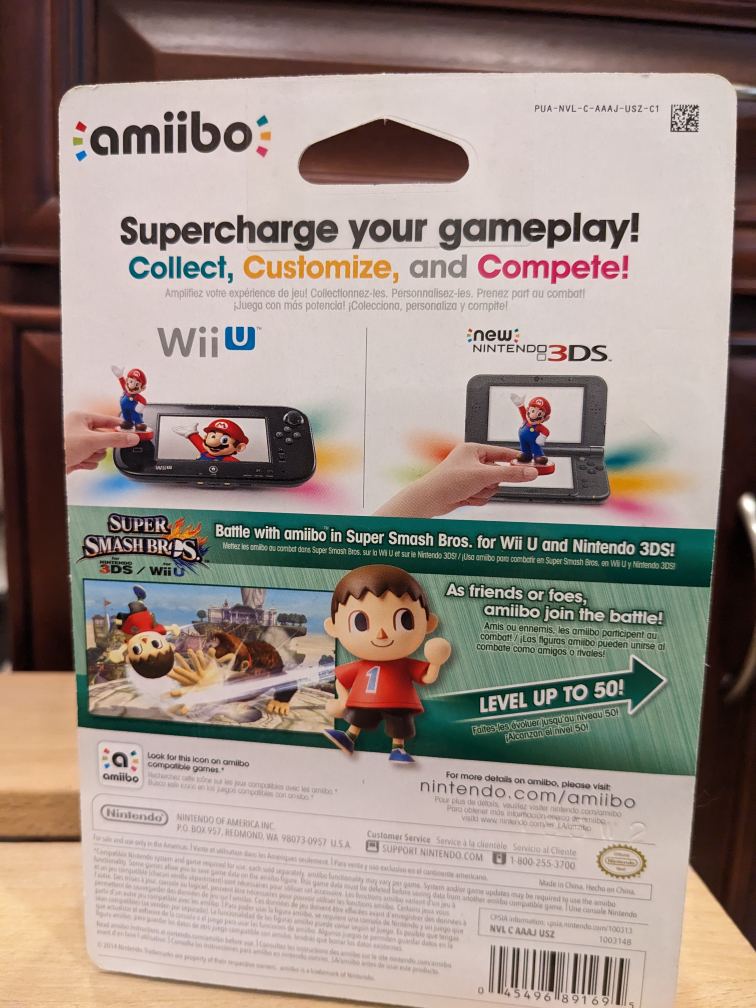 🥕Nintendo Villager amiibo - Nintendo Wii U  🥕 image indicator(2)