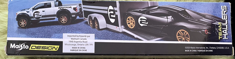 TG Maisto 1:64 Metal Toy Car Silverado Pickup Trailer & Camaro image indicator(2)