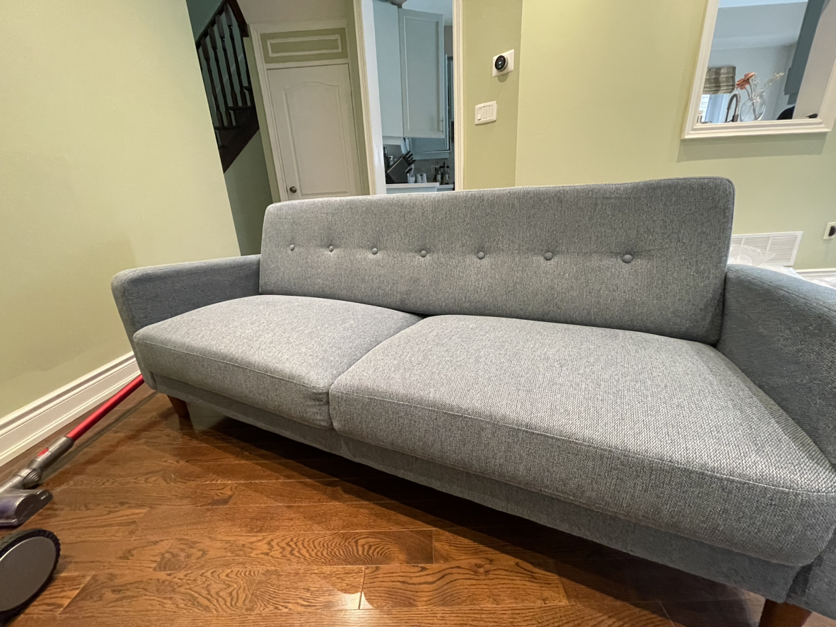 Beautiful sofa in light blue -450 image indicator(7)