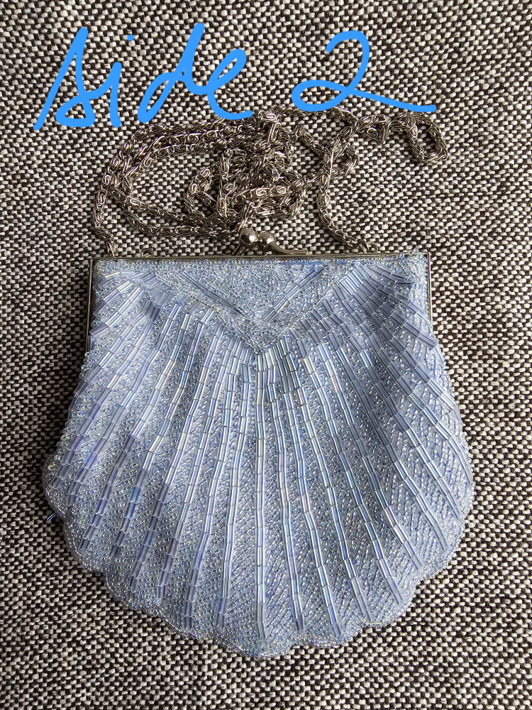 Baby blue sequin seashell clasp purse image indicator(2)