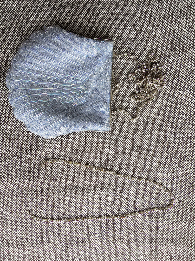 Baby blue sequin seashell clasp purse image indicator(5)