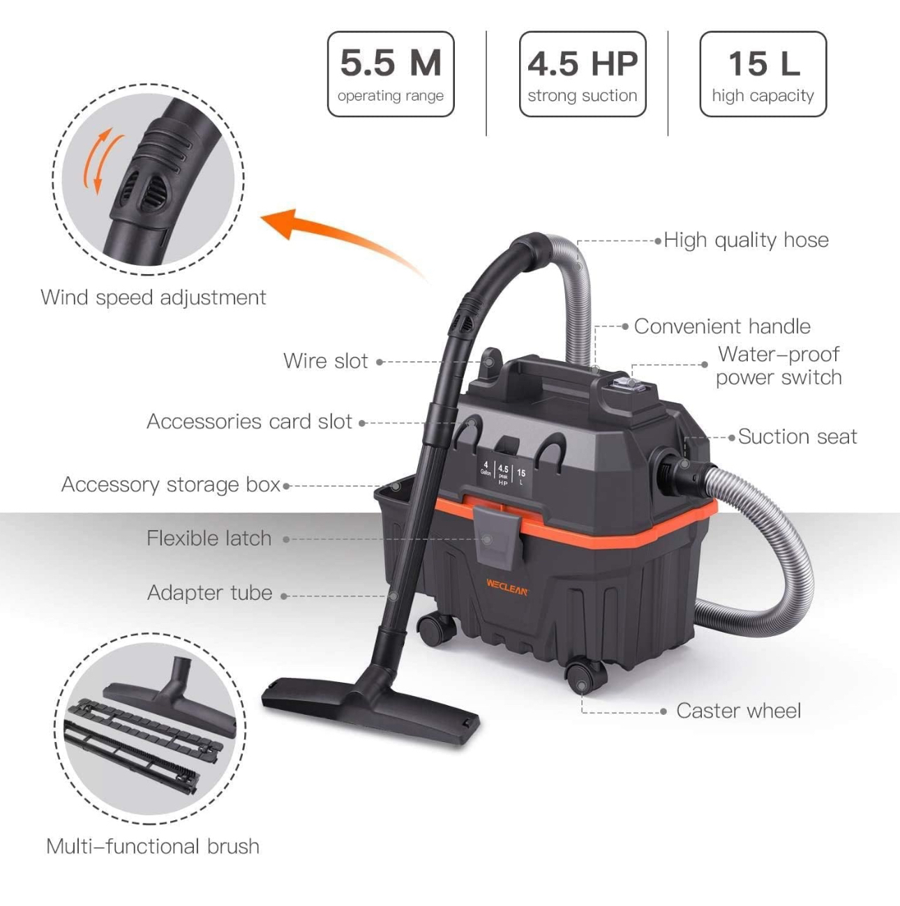 Wet Dry Vacuum Cleaner - photo 4