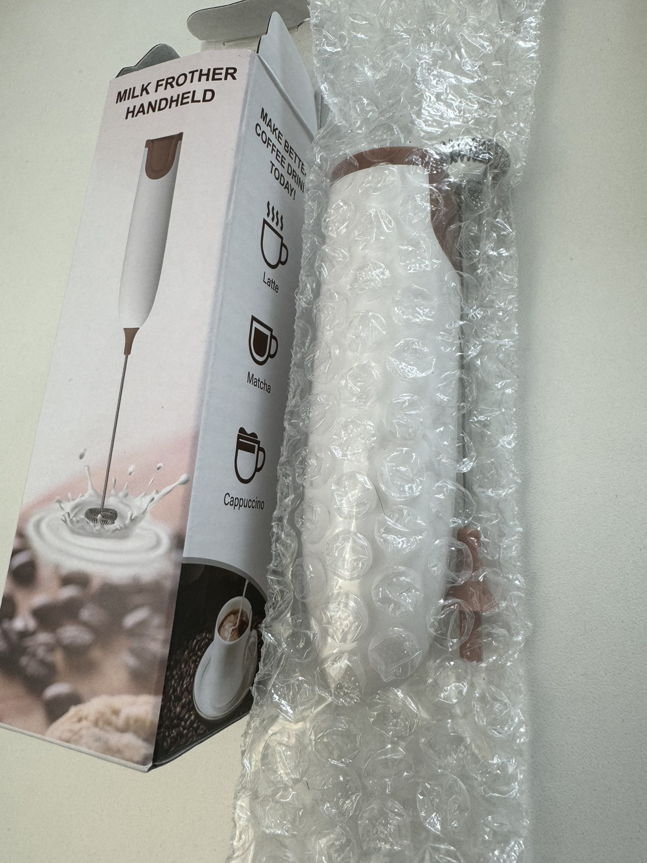 BNIB - Electric Milk Frother For Perfectly Frothed Coffee