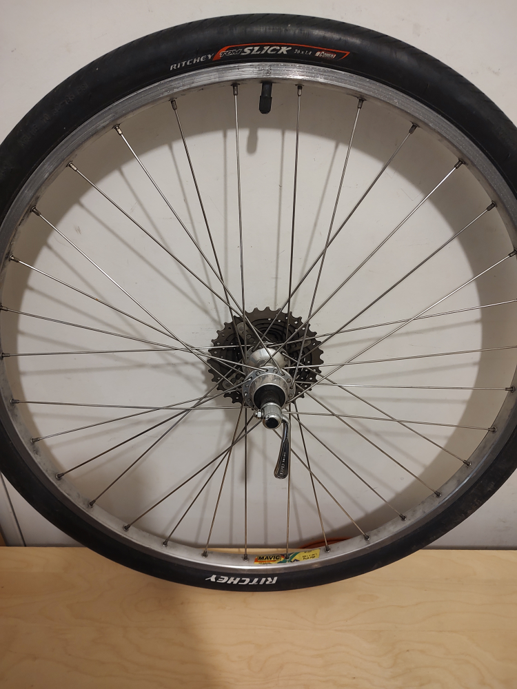 MAVIC (made in France) 26" wheel, 8 spd cassette - photo 3