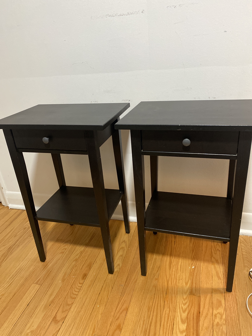 MOVING SALE MUST GO ASAP- nightstands - must go asap image indicator(3)