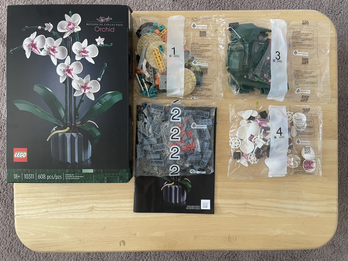 Lego Orchid flower-Brandnew