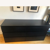 IKEA Malm 6 drawer dresser - photo 2