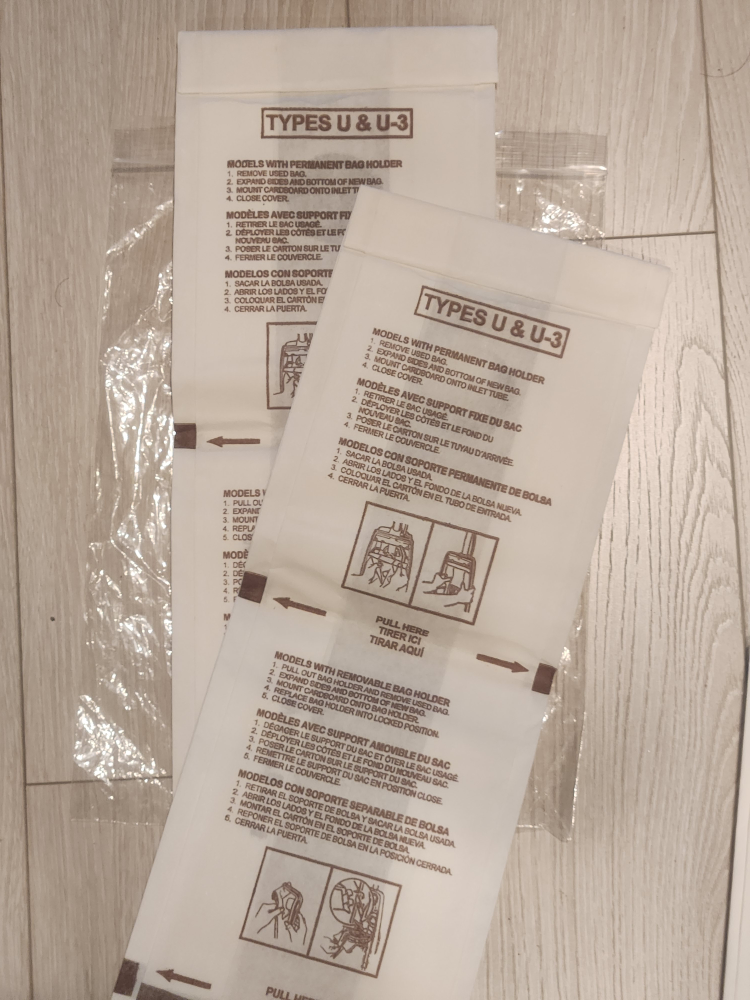 #freecycle,  Vacuum cleaner bags Types U & U-3 thumbnail
