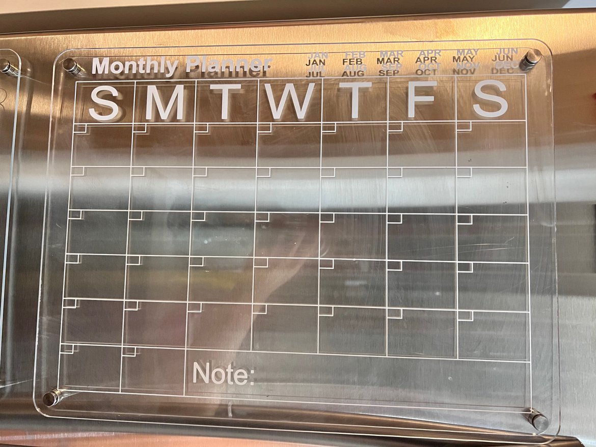 Fridge magnet calendar - photo 2