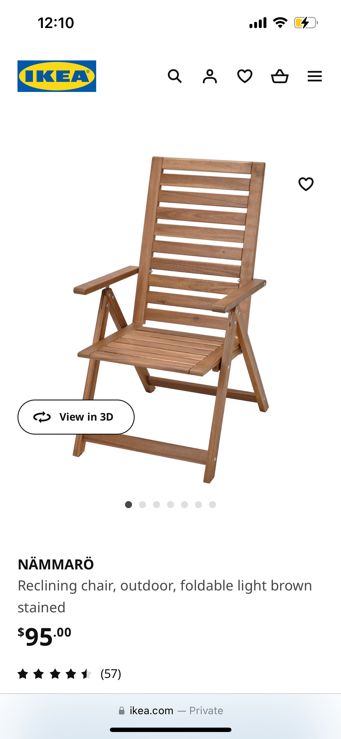 Ikea patio set - photo 3