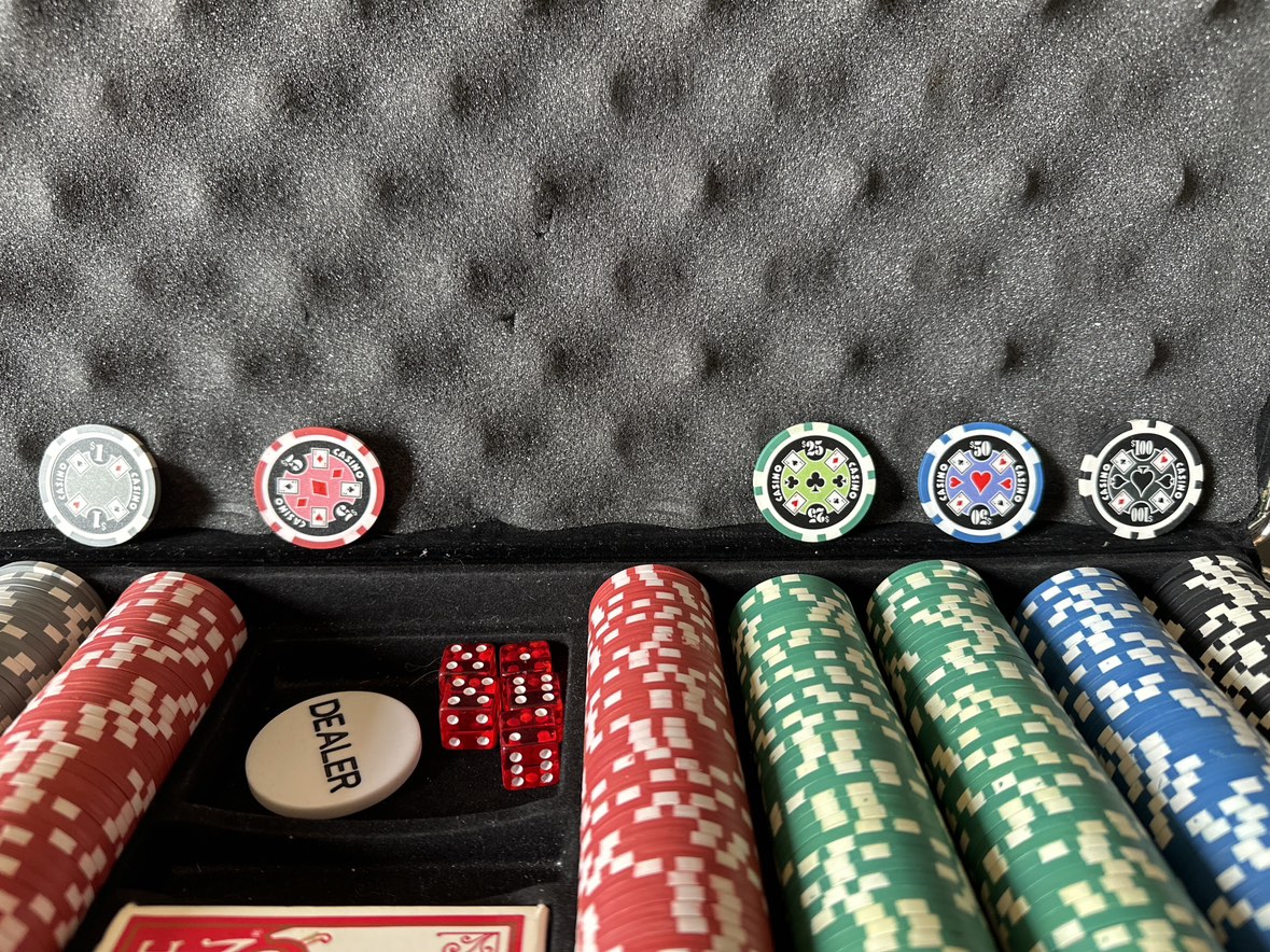 Poker Chips & Case - photo 2