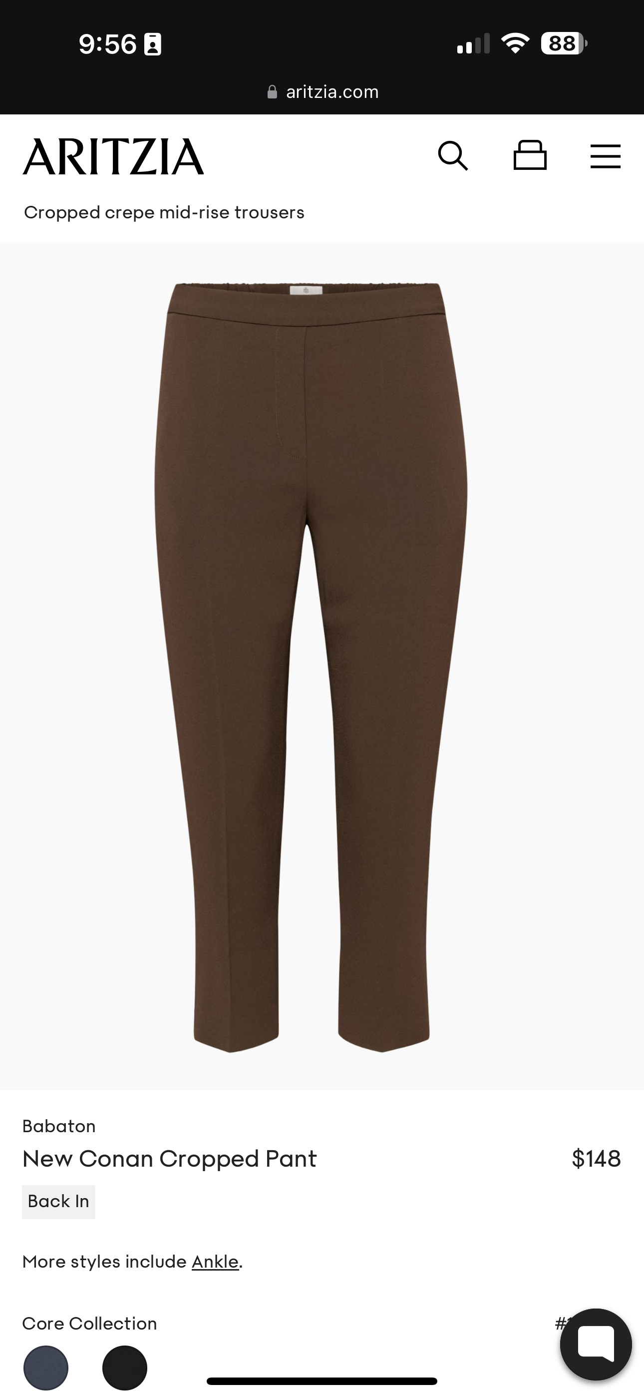 Aritzia Pants (3 pairs) - Conan Crop Size 14 image indicator(3)