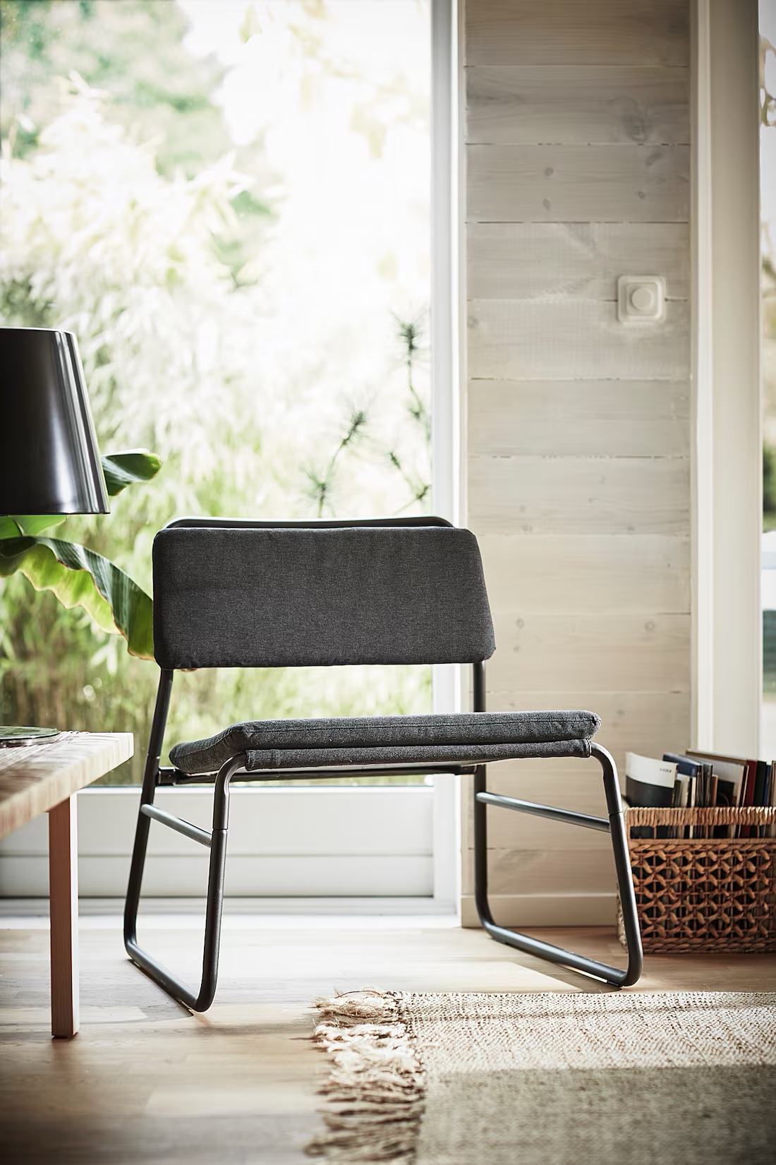 3 Ikea Lounge Chairs, Grey thumbnail