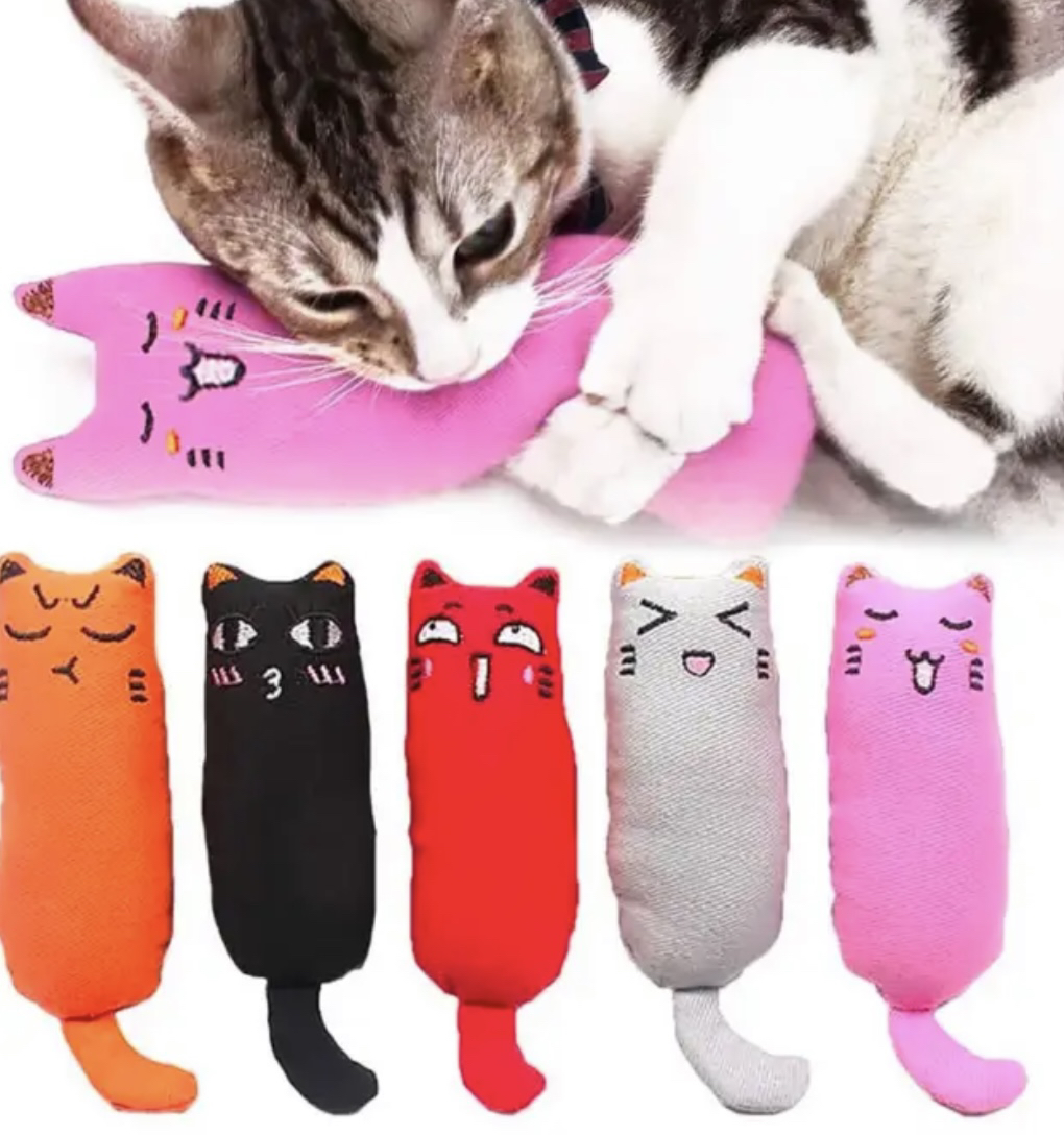5Pcs Bite Resistant Catnip Toy for Cats,Catnip Filled thumbnail