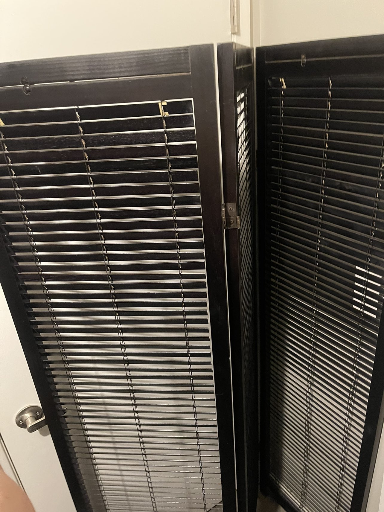 Dark Brown Wood Room Divider - photo 3