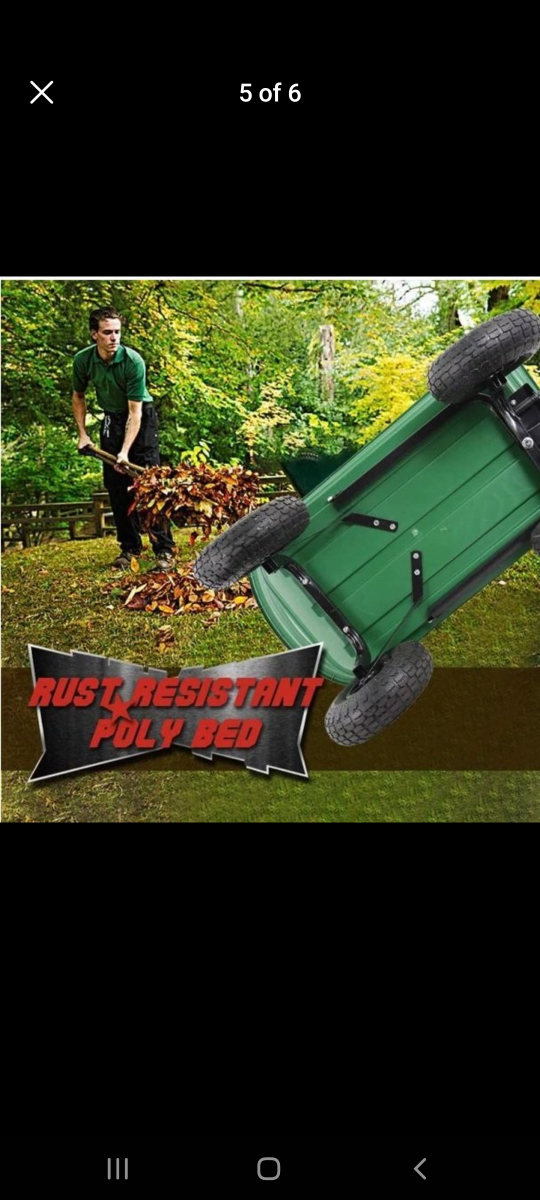 XERATH Garden Dump Cart Multifunctional Dumper with 4Wheels - photo 3