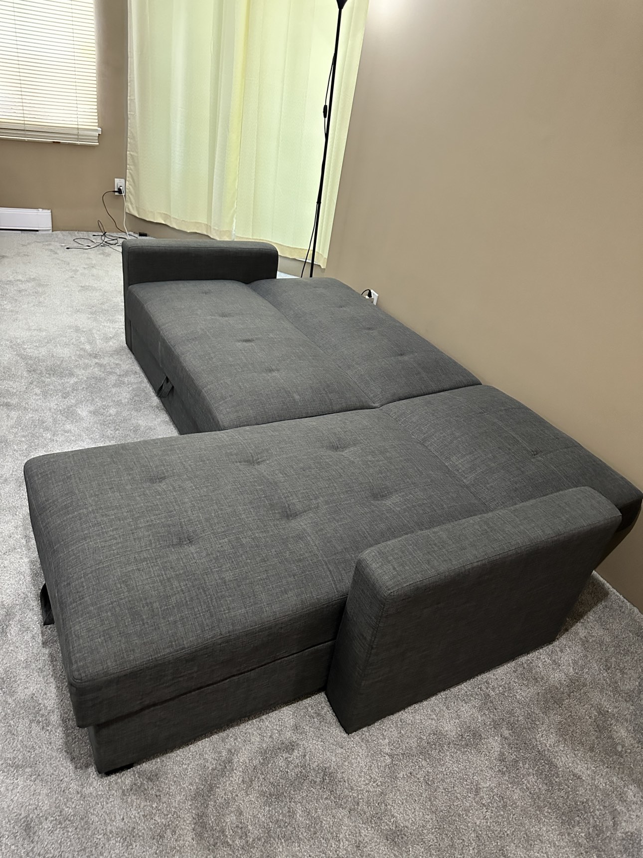 Corner couch/sofa-bed with storage - photo 3