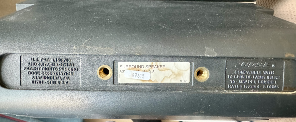 Bose v300 surround speakers - photo 5