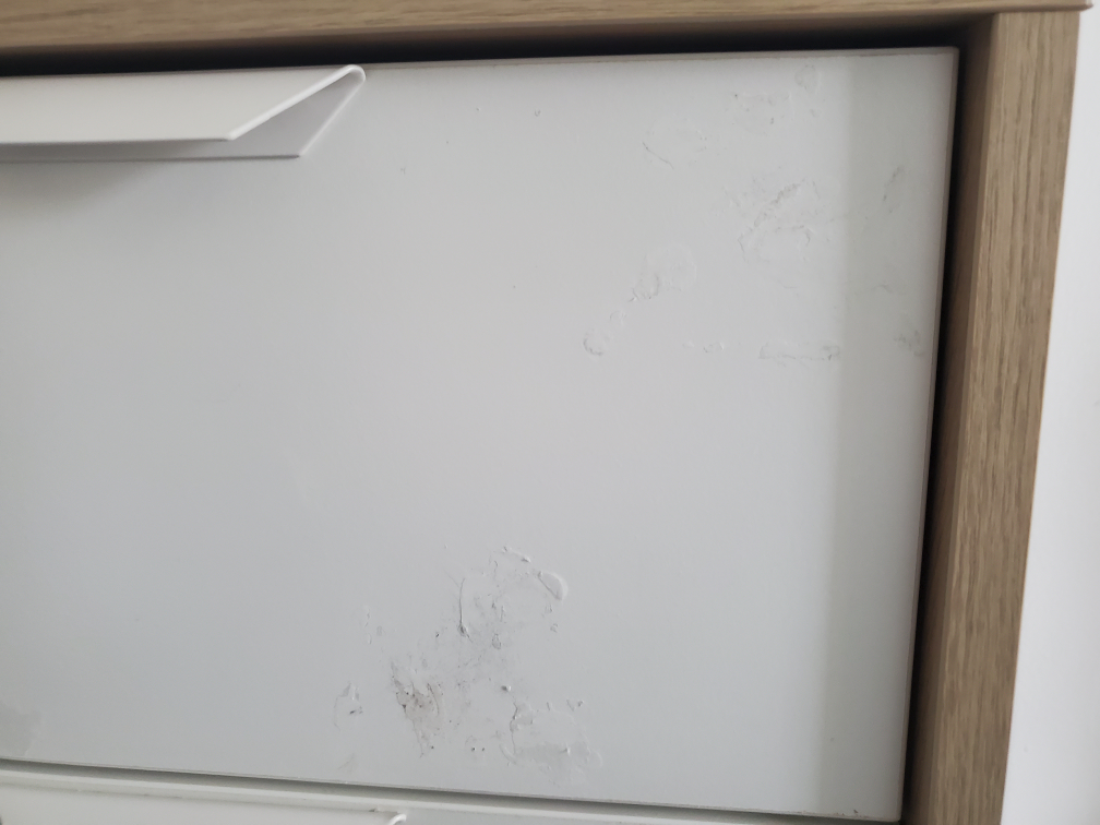 5-Drawer Tall Dresser, White & Natural Wood - photo 5
