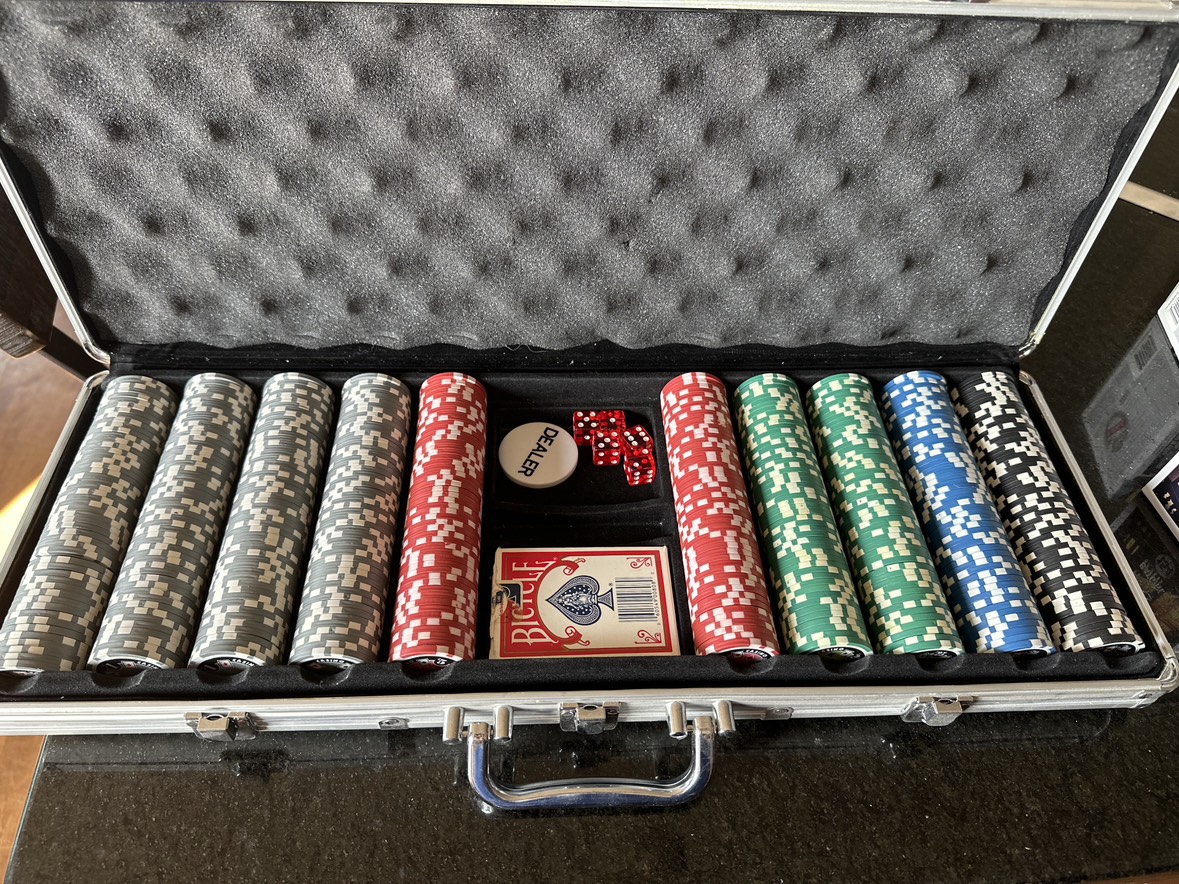 Poker Chips & Case