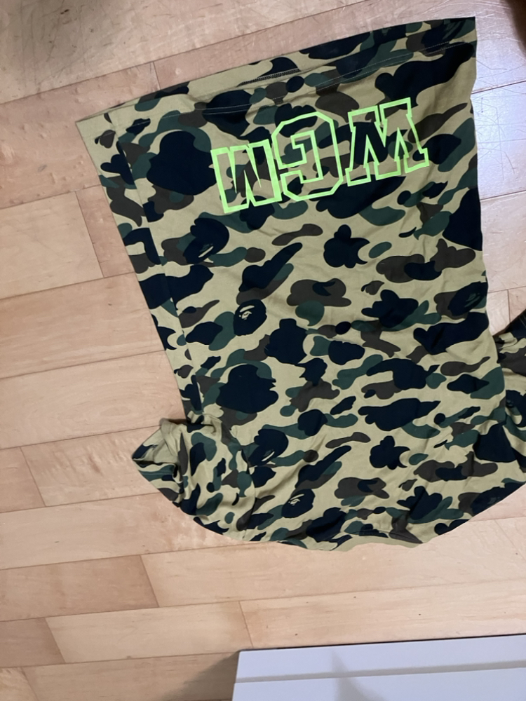CAMO BAPE SHIRT GLOWN IN THE DARK - photo 4