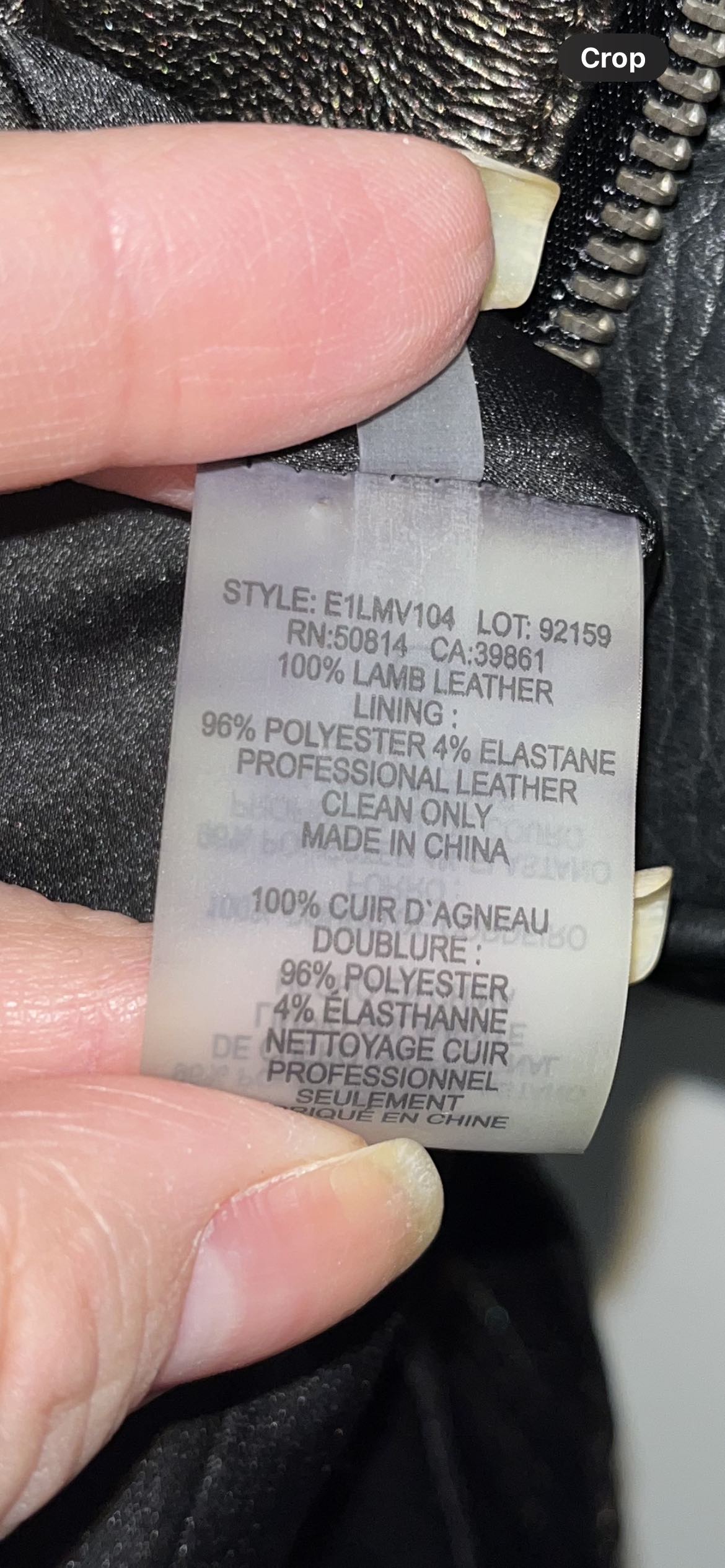 BNWT ELIE TAHARI woman’s leather jacket image indicator(8)